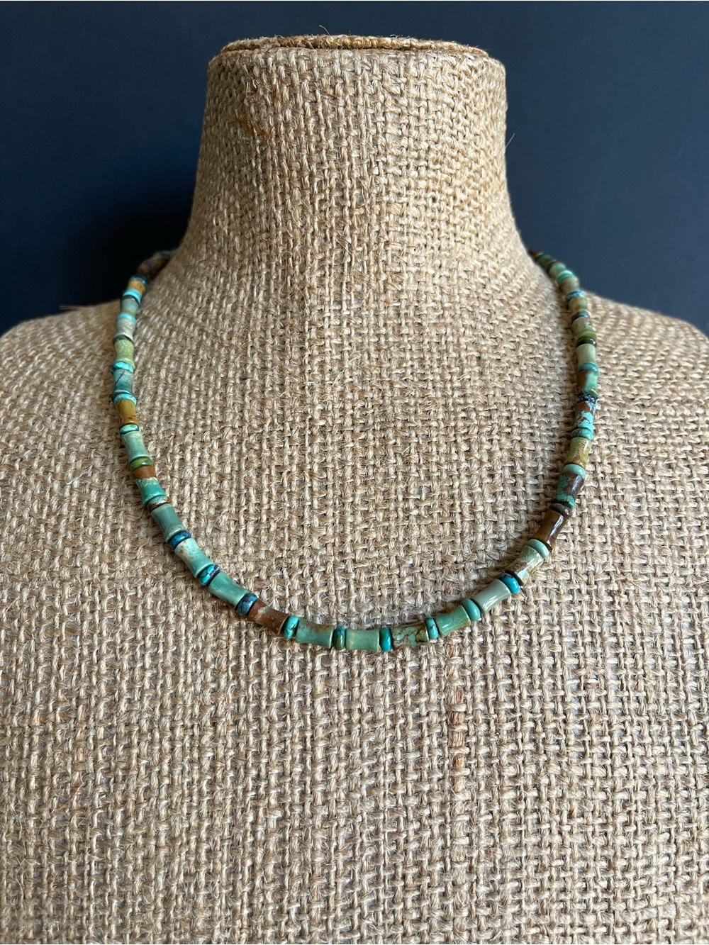 New genuine Chinese Turquoise Bead Necklace.